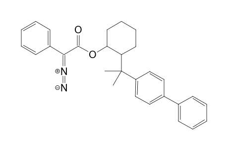 2-[1'-(Biphenyl-4"-yl)-1'-(methylethyl)]cyclohexyl 2-diazo-2-phenylacetate