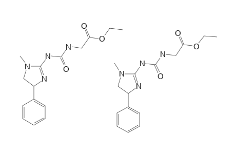 1-(1-METHYL-4-PHENYL-4,5-DIHYDRO-1H-IMIDAZO)-3-(ETHOXYCARBONYLMETHYL)-UREA