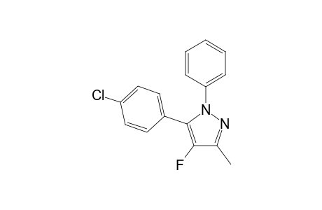 5-(4-Chlorophenyl)-4-fluoro-3-methyl-1-phenyl-1H-pyrazole