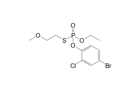 Phosphorothioic acid, O-(4-bromo-2-chlorophenyl) O-ethyl S-(2-methoxyethyl) ester