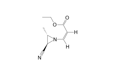 (S*,R*)-Z-2-CYANO-3-METHYL-ALPHA'-ETHOXYCARBONYL-N-VINYL-AZIRIDINE