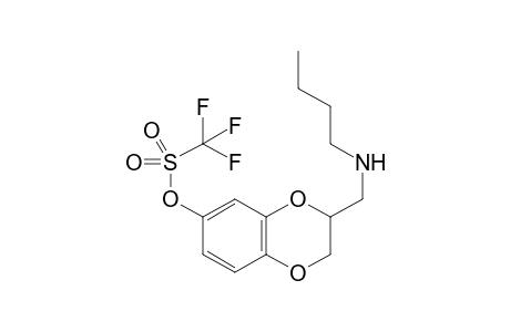 3-[(Butylamino)methyl]-2,3-dihydro-1,4-benzodioxin-6-yl trifluoromethanesulfonate