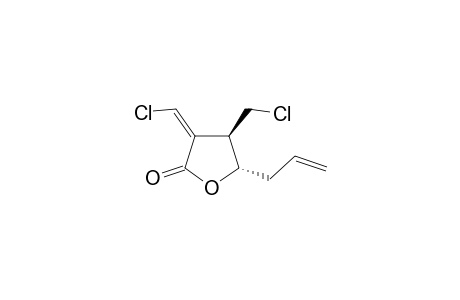 (3Z,4R,5S)-3-(chloranylmethylidene)-4-(chloromethyl)-5-prop-2-enyl-oxolan-2-one