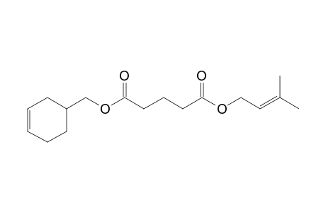 Glutaric acid, (cyclohex-3-enyl)methyl 3-methylbut-2-en-1-yl ester