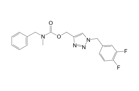 [1-(3,4-Difluorobenzyl)-1,2,3-triazol-4-yl]methyl benzyl(methyl)carbamate