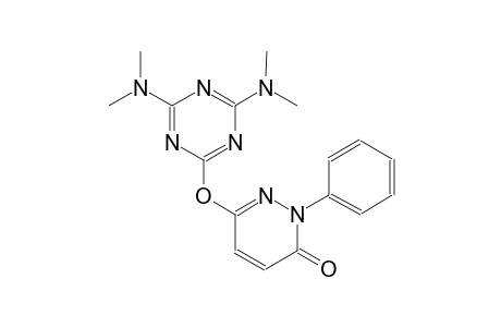 3(2H)-pyridazinone, 6-[[4,6-bis(dimethylamino)-1,3,5-triazin-2-yl]oxy]-2-phenyl-