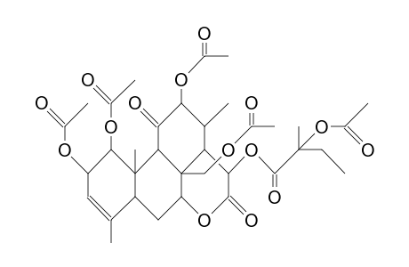 Glaucarubin pentaacetate