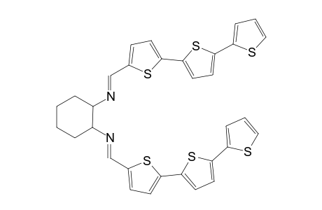 (1R,2R)-N,N'-Bis(2,2':5',2"-terthiophenyl-5-ylmethylene)cyclohexane-1,2-diamine