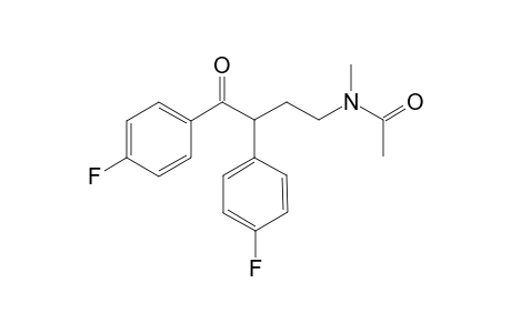 N-(3,4-Bis(4-fluorophenyl)-4-oxobutyl)-N-methylacetamide