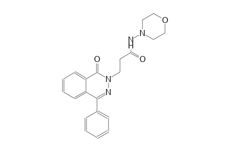 N-(4-morpholinyl)-3-(1-oxo-4-phenyl-2(1H)-phthalazinyl)propanamide