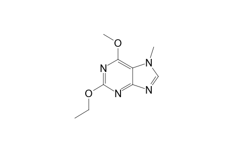 7H-Purine, 2-ethoxy-6-methoxy-7-methyl-