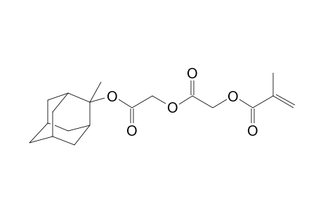 2-(2-(2-methyl-2-adamantyloxy)-2-oxoethoxy)-2-oxoethyl methacrylate