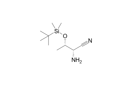 (2S,3S)-3-(t-Butyldimethylsiloxy)-2-aminobutanonitrile