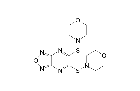 5,6-Bis(morpholin-4-ylthio)[1,2,5]oxadiazolo[3,4-b]pyrazine