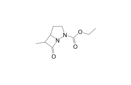 [5-ALPHA,6-ALPHA]-2-ETHOXYCARBONYL-6-METHYL-7-OXO-1,2-DIAZA-BICYCLO-[3.2.0]-HEPTANE