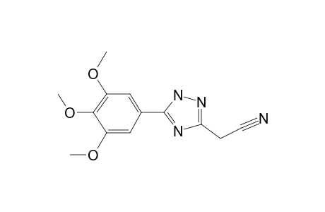 2-[5-(3,4,5-Trimethoxyphenyl)-1H-1,2,4-triazol-3-yl]acetonitrile