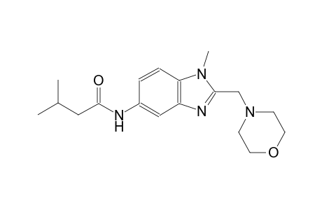 butanamide, 3-methyl-N-[1-methyl-2-(4-morpholinylmethyl)-1H-benzimidazol-5-yl]-