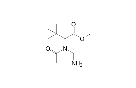 Methyl 2-(acetyl(aminomethyl)amino)-3,3-dimethylbutanoate