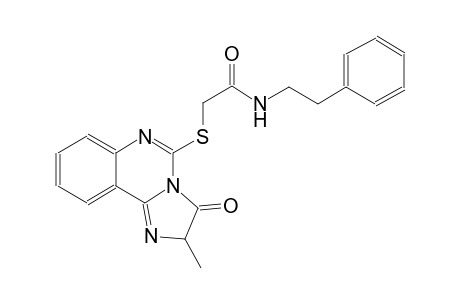 acetamide, 2-[(2,3-dihydro-2-methyl-3-oxoimidazo[1,2-c]quinazolin-5-yl)thio]-N-(2-phenylethyl)-