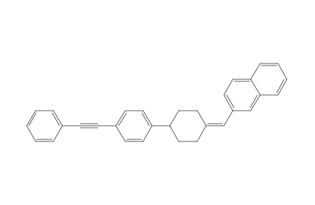(+-)-1-(2-Naphthalenylmethylene)-4-[4'-(phenylethynyl)phenyl]cyclohexane
