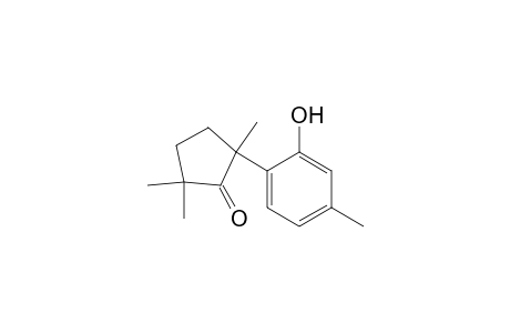 1-(2-Hyroxy-4-methylphenyl)-1,3,3-trimethylcyclopentan-2-one