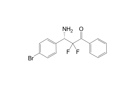 (S)-3-Amino-3-(4-bromophenyl)-2,2-difluoro-1-phenylpropan-1-one