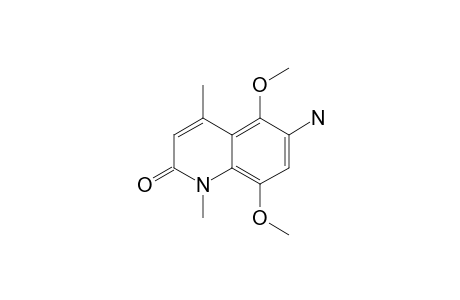 6-AMINO-5,8-DIMETHOXY-1,4-DIMETHYLQUINOLIN-2(1H)-ONE