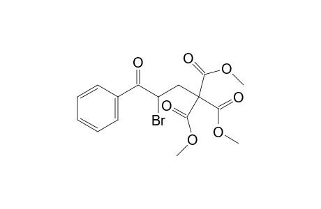 3-benzoyl-3-bromo-1,1,1-propanetricarboxylic acid, trimethyl ester