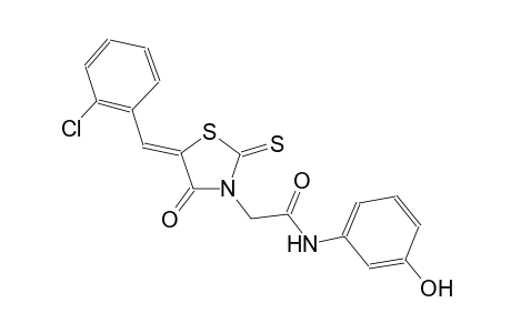 3-thiazolidineacetamide, 5-[(2-chlorophenyl)methylene]-N-(3-hydroxyphenyl)-4-oxo-2-thioxo-, (5Z)-