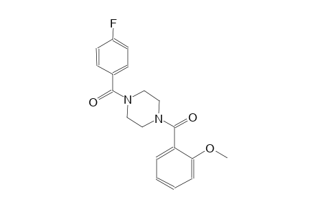 piperazine, 1-(4-fluorobenzoyl)-4-(2-methoxybenzoyl)-