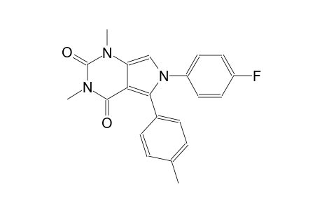 6-(4-fluorophenyl)-1,3-dimethyl-5-(4-methylphenyl)-1H-pyrrolo[3,4-d]pyrimidine-2,4(3H,6H)-dione