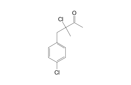 3-chloro-4-(p-chlorophenyl)-3-methyl-2-butanone