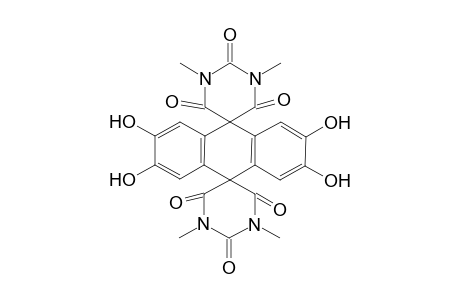 2',3',6',7'-Tetrahydroxy-1,1",3,3"-tetramethyldispiro[pyrimidine-5,9'-anthracene-10'-5"-pyrimidine]-2,2",4,4",6,6"(1H,1'H,3H,3'H,5H,5'H)hexone