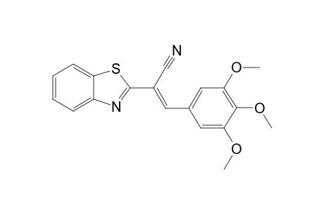 (E)-2-(BENZO-[D]-THIAZOL-2-YL)-3-(3,4,5-TRIMETHOXYPHENYL)-ACRYLONITRILE