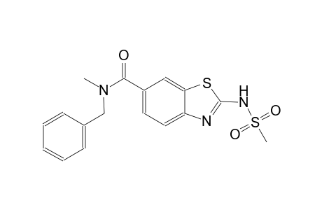 6-benzothiazolecarboxamide, N-methyl-2-[(methylsulfonyl)amino]-N-(phenylmethyl)-