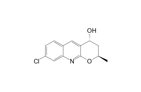 (trans)-4-Hydroxy-2-methyl-8-chloro-3,4-dihydro-2H-pyrano[2,3-b]quinoline
