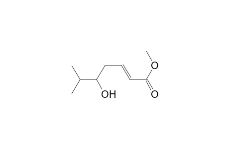 (E)-5-hydroxy-6-methyl-2-heptenoic acid methyl ester