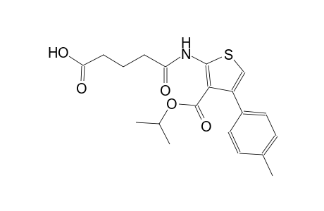 5-{[3-(isopropoxycarbonyl)-4-(4-methylphenyl)-2-thienyl]amino}-5-oxopentanoic acid