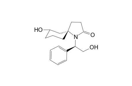 (.alpha.R,3S,spiroS/R)-3-Hydroxy-1'-(2-hydroxy-1-phenylethyl)spiro[cyclohexane-1,2'-pyrrolidin]-5'-one