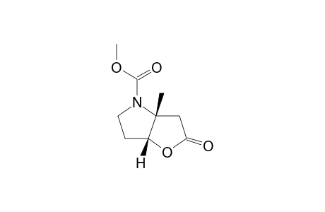 cis-N-(methoxycarbonyl)-2-methyl-3-hydroxypyrrolidine-2-acetic acid lactone