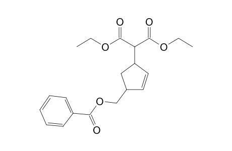 Diethyl 2-[(4-Benzoyloxymethyl)cyclopent-2-en-1-yl]propan-1,3-dioate