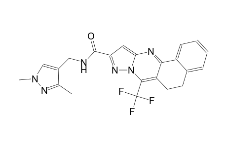 N-[(1,3-dimethyl-1H-pyrazol-4-yl)methyl]-7-(trifluoromethyl)-5,6-dihydrobenzo[h]pyrazolo[5,1-b]quinazoline-10-carboxamide