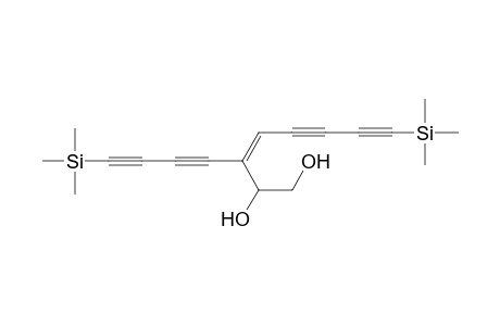 (Z)-8-trimethylsilyl-3-(4-trimethylsilylbuta-1,3-diynyl)oct-3-en-5,7-diyne-1,2-diol