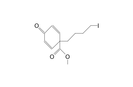 1-(4-Iodo-butyl)-cyclohexa-2,5-dien-4-one-1-carboxylic acid, methyl ester