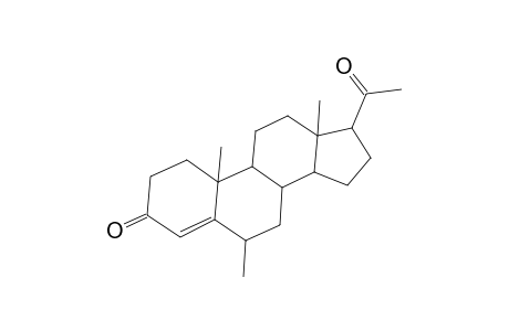 6-Methylpregn-4-ene-3,20-dione