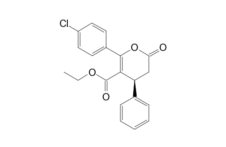 (S)-ethyl 6-(4-chlorophenyl)-2-oxo-4-phenyl-3,4-dihydro-2H-pyran-5-carboxylate