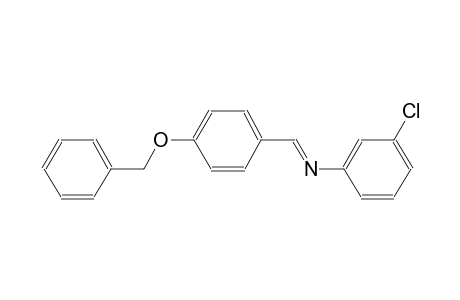 benzenamine, 3-chloro-N-[(E)-[4-(phenylmethoxy)phenyl]methylidene]-