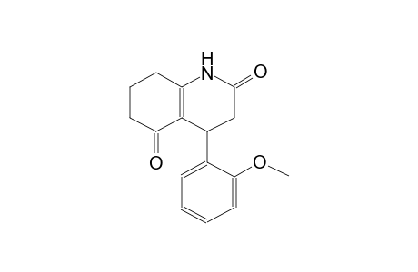 2,5(1H,3H)-quinolinedione, 4,6,7,8-tetrahydro-4-(2-methoxyphenyl)-
