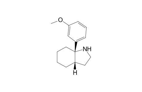 (3aS,7aS)-7a-(3'-Methoxyphenyl)-octahydroindole