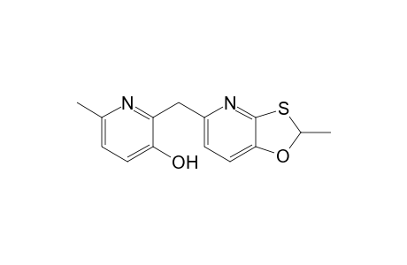 3-Pyridinol, 6-methyl-2-[(2-methyl-1,3-oxathiolo[4,5-b]pyridin-5-yl)methyl]-